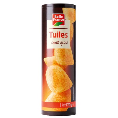 Hot & Spicy Crisps Tube 170g Belle France