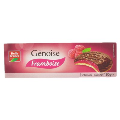 Raspberry Genoise x12 Belle France Box 150g