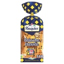 Brioche tressée tranchée pépites de