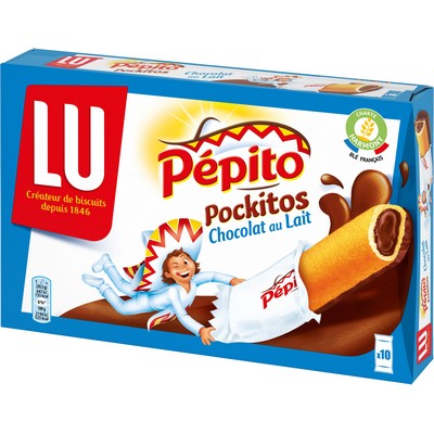 Pépito Pockitos Gouter Chocolat Au Lait 295g