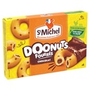 ST MICHEL - GÂTEAUX DOONUTS FOURRES CHOCOLAT X6 SACHETS - LE PAQUET DE 180G