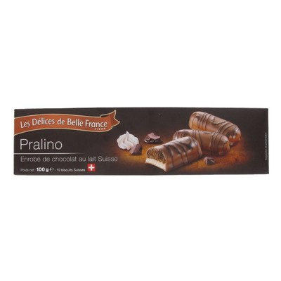 Pralino Swiss Biscuits x10 DBF Box 100g
