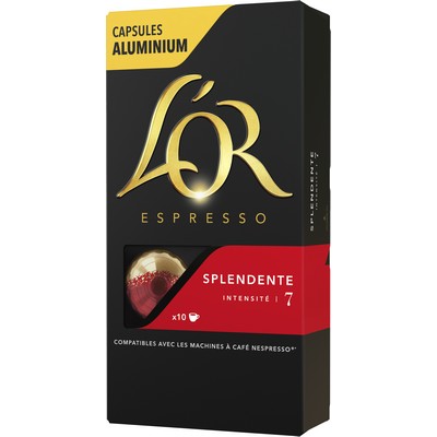 L OR ESPRESSO SPLENDENTE CAFE EN CAPSULES X 10 (INTENSITE 7) - 52 GR