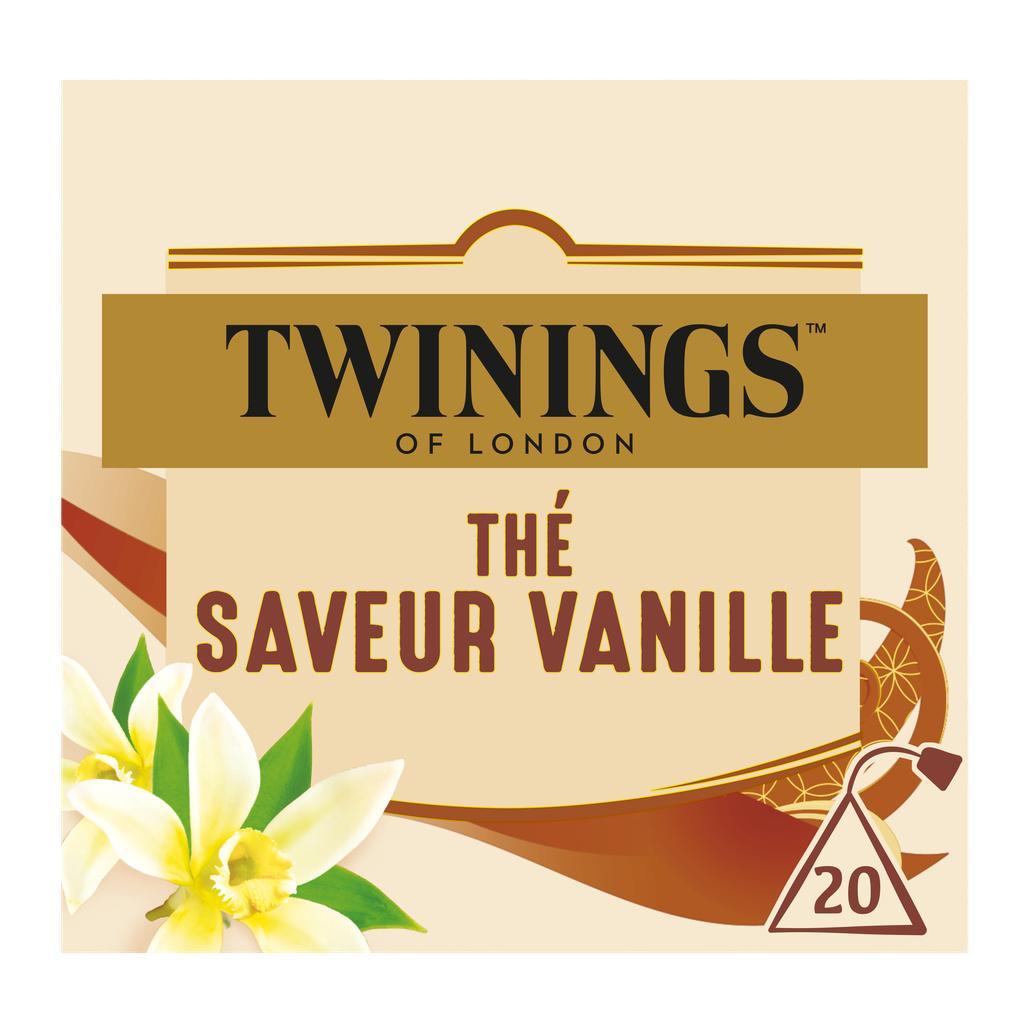 Thé Noir Vanille Twinings 20 Sachets