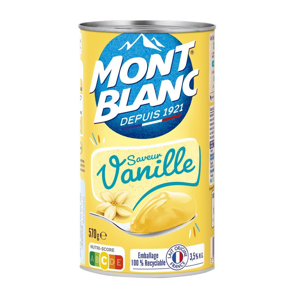 MONT BLANC Vanilla Flavored Dessert Cream Tin 570g