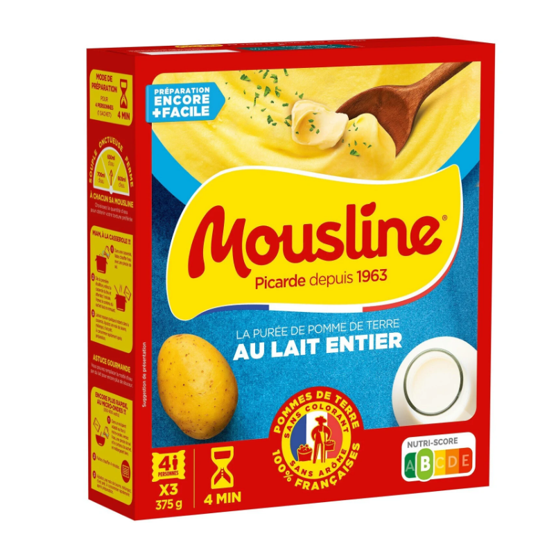 MOUSLINE LAIT 375G. MAGGI