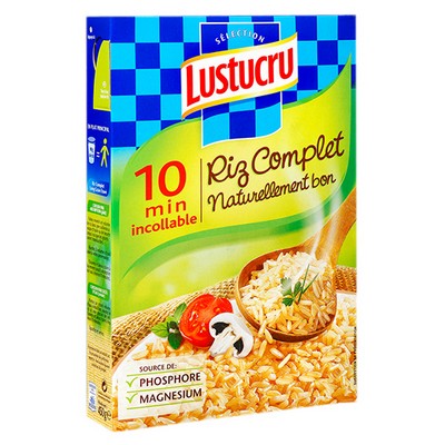 LUSTUCRU RIZ COMPLET 450G