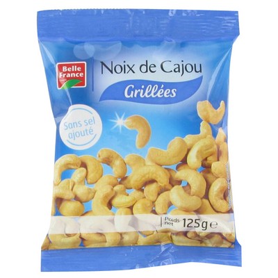 Roasted Cashew Nuts Without Added Salt BF 125g