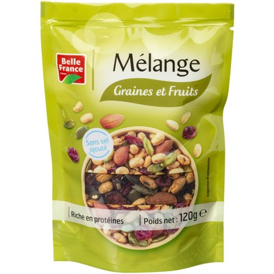 MELANGE GRAINES ET FRUITS BF 120 G