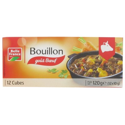 BOUILLON DE BOEUF X 12 BF ETUI 120 G