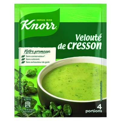 Knorr Soupe Déshydratée Velouté de Cresson 4 Portions