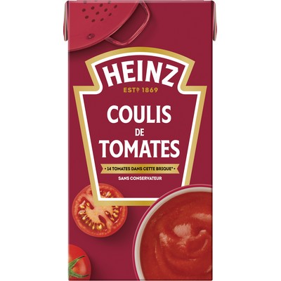 PUREE DE TOMATES HEINZ BRIQUE 520 G