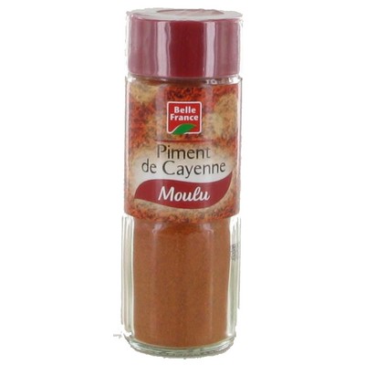 PIMENT DE CAYENNE MOULU EXTRA FORT BF FLACON 47 G