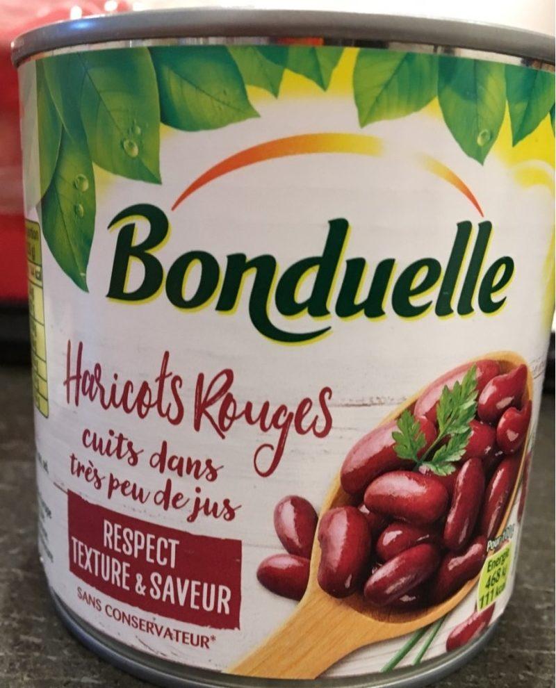 Haricots rouges Cuits dans très peu de jus Bonduelle 250g