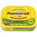 Sardines huile d'olive vierge extra PARMENTIER 135g