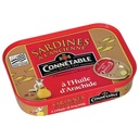 1/6 Sardines à l'huile d'arachide 115g CONNETABLE