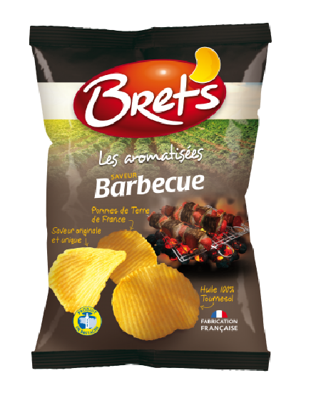 Brets Barbecue Sauce Flavored Chips 125g