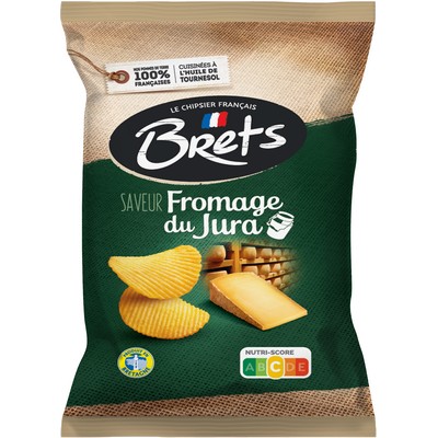 Brets Jura Cheese Chips 125g