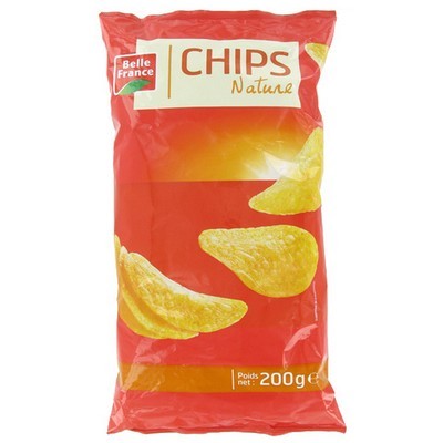 Belle France Natural Chips 200g Bag
