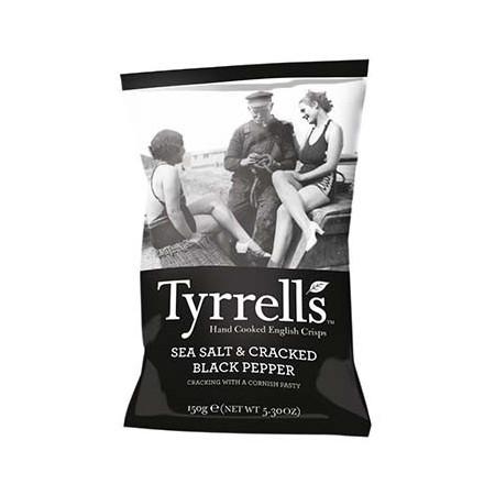 CHIPS DE POMME DE TERRE SEL DE MER ET POIVRE NOIR CONCASSE 150 G