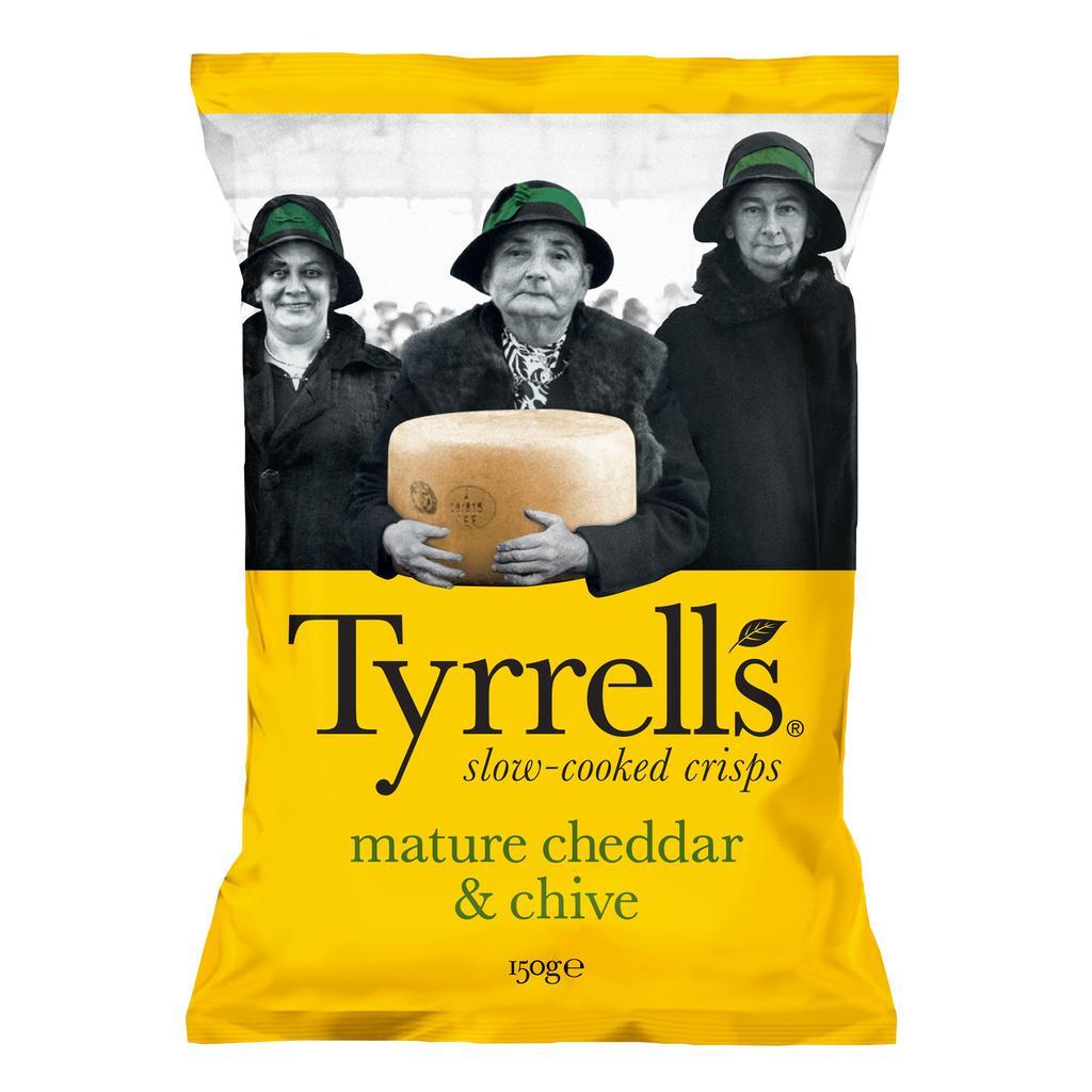 CHIPS DE POMME DE TERRE CHEDDAR AFFINE ET CIBOULETTE 150 G