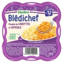 BLEDINA BLEDICHEF Mashed Carrots and Semolina 230g From 12 Months