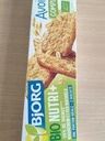 BJOR Nutri+ Whole Grain Oat Biscuits 130g Organic