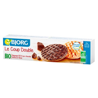 BJOR Biscuits nutri + chocolat coup double 200g bio