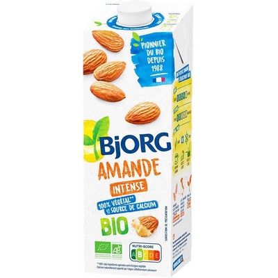 BJOR Organic Intense Almond Milk 1L