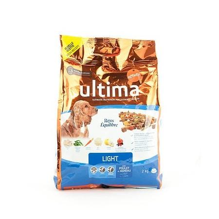 ULTIMA multi-croquettes Chien Medium Maxi Light 2kg