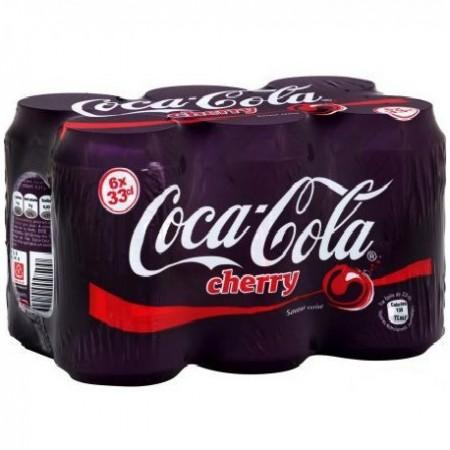 COCA-COLA CHERRY 33cl x6 Sleek Cans