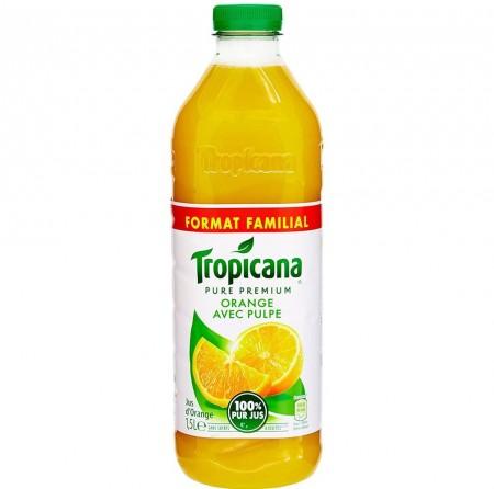 1.5L PET Orange Juice with Pulp Tropicana
