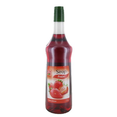 SIROP DE FRAISE BF BOUTEILLE PET 1 L