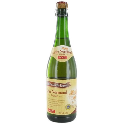 CIDRE IGP NORMAND DOUX 2% DBF BOUTEILLE 75 CL