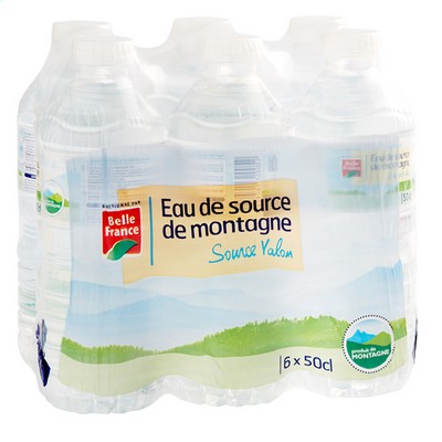 Pack of 6 x 50cl Belle France Mountain Water