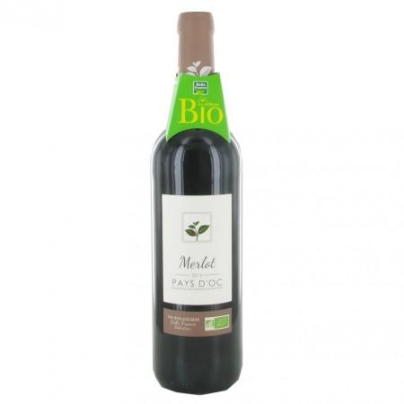 Organic Merlot Red Wine OC Belle France