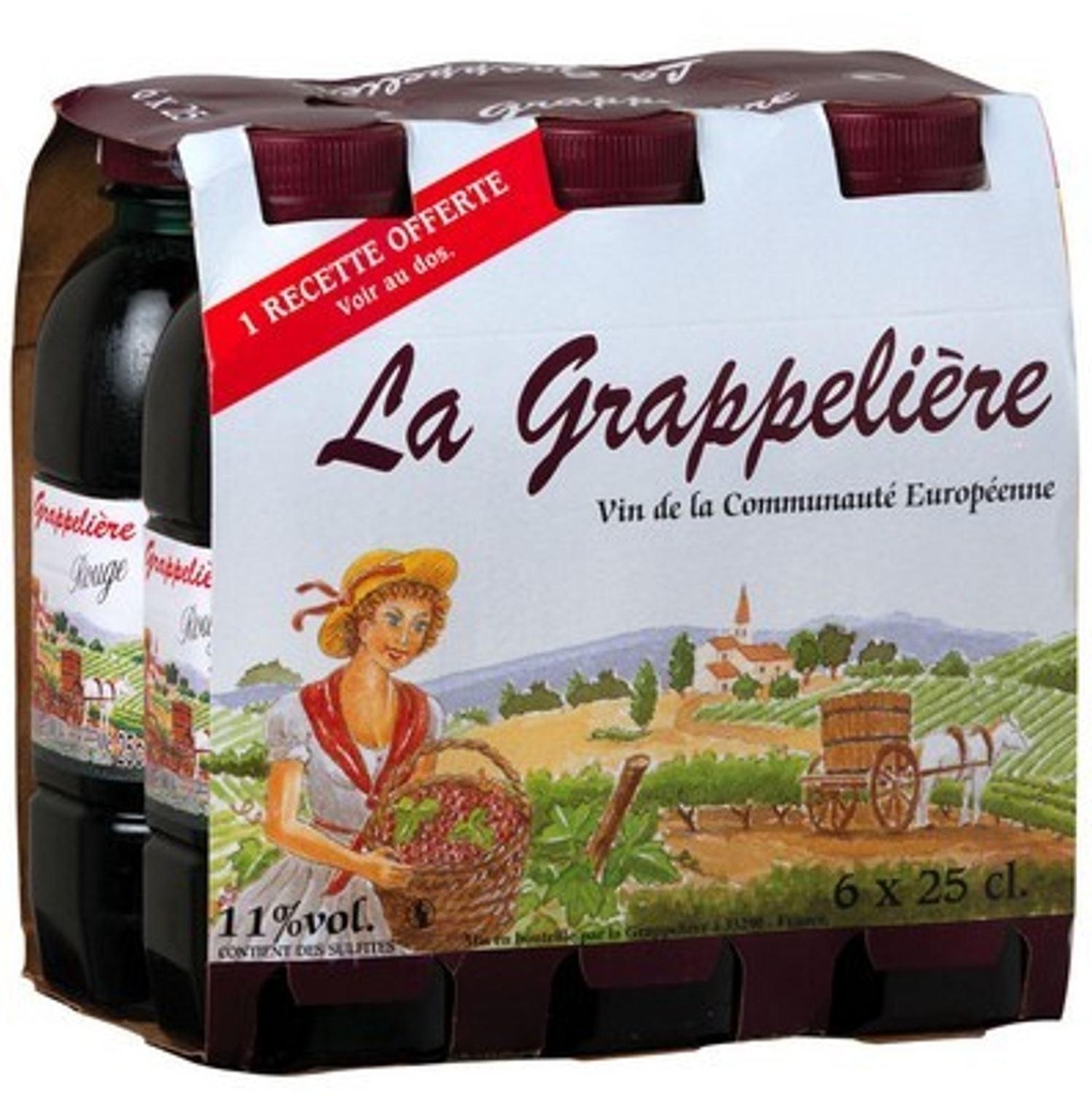 P6X25C.VIN TAB.ROUGE PET*