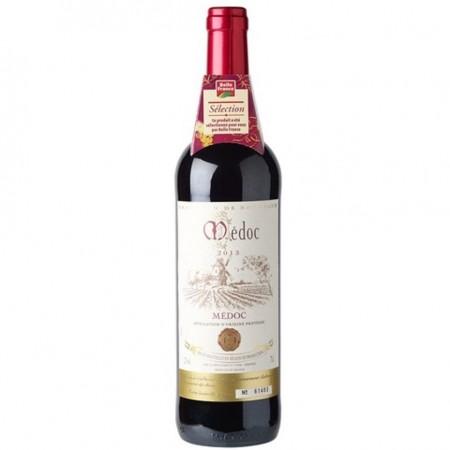 MEDOC ROUGE AOC BF BOUTEILLE 75 CL
