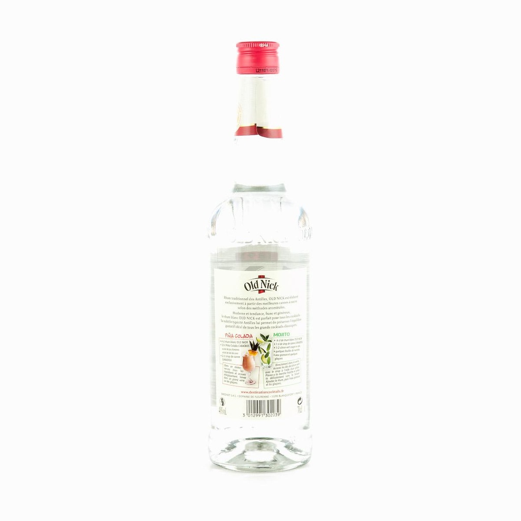 OLD NICK White Traditional Rum 70cl 40°