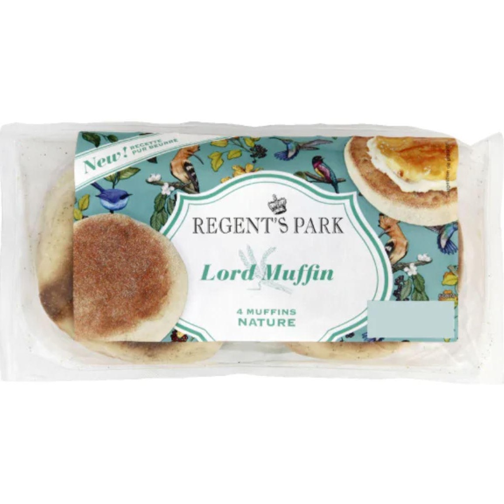 All-Butter Plain Muffins 250g