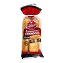 4 Baguettes viennoises complètes sans sucres ajoutés 340g