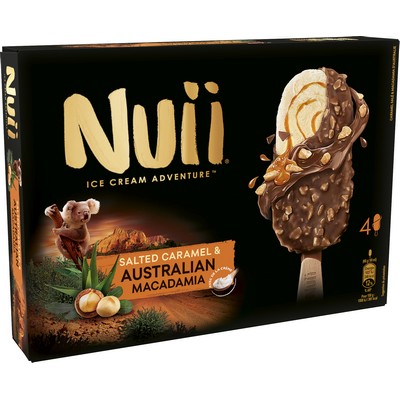 NUII Australian Macadamia & Salted Caramel x4