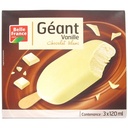 Giant Vanilla White Chocolate Ice Cream Bars Belle France Pack of 3 x 120ml