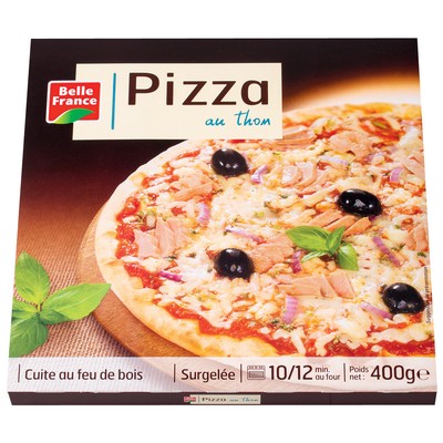 PIZZA THON AU FEU DE BOIS BF ETUI 400 G