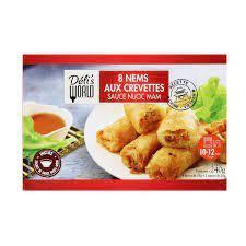 Prawn Spring Rolls x8 D.W
