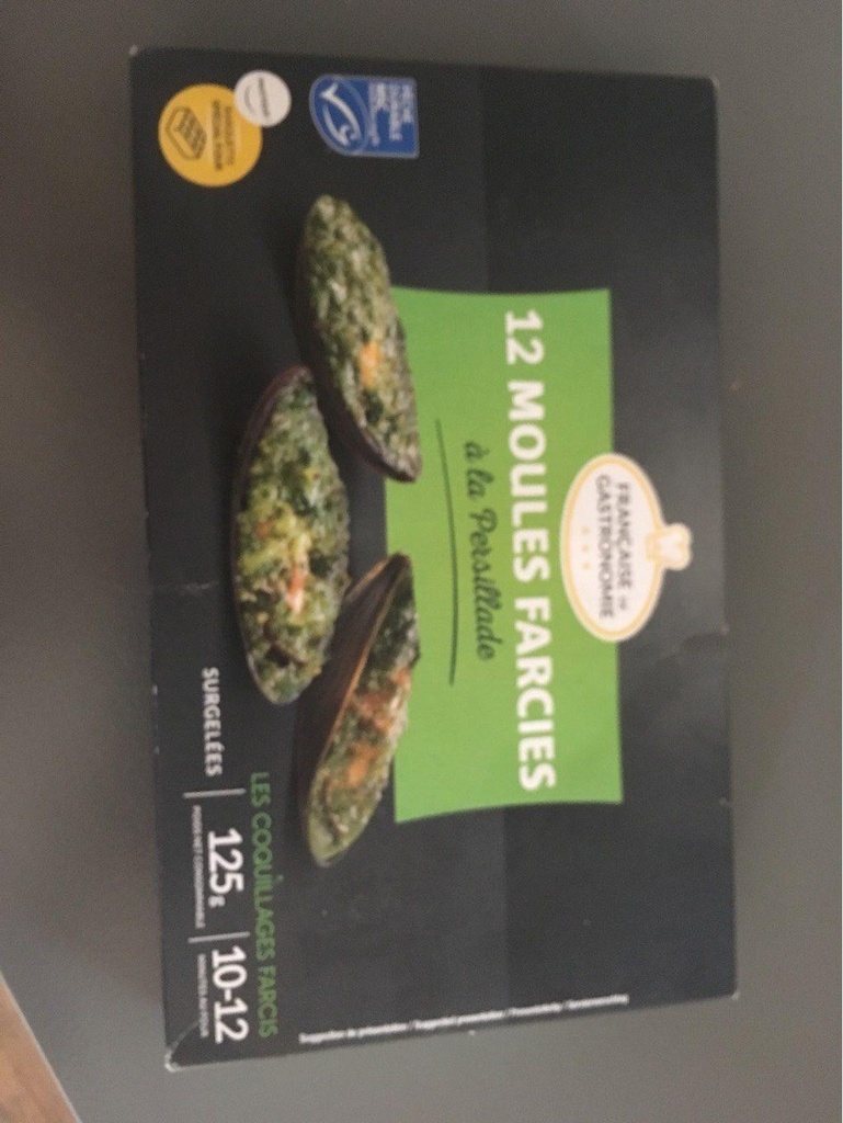 12 Moules farcies ail et persil