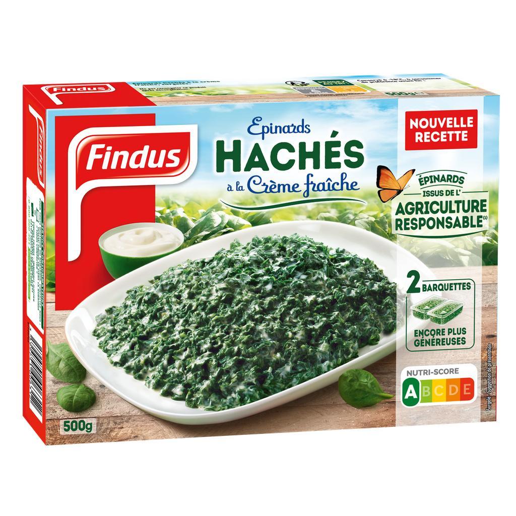 Epinards hachés à la crème 500g