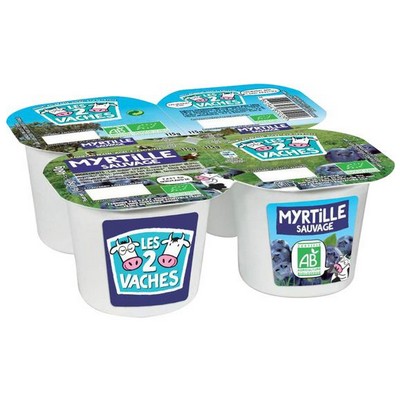 LES 2 VACHES BRASSE BIO MYRTILLE 115GX4