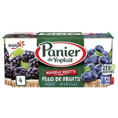 Standard Blackberry Blueberry Basket 125g x4