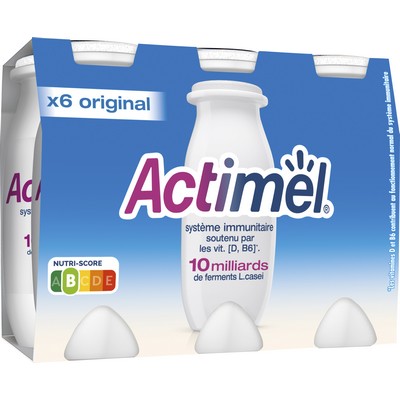 Actimel yaourt à boire nature 6x100g